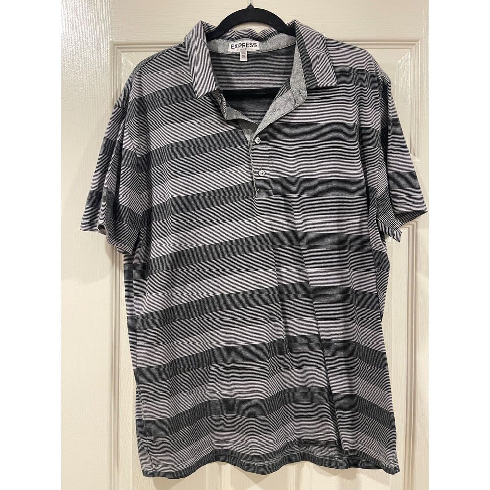 Express Men's Striped XXL Shirt Stretch